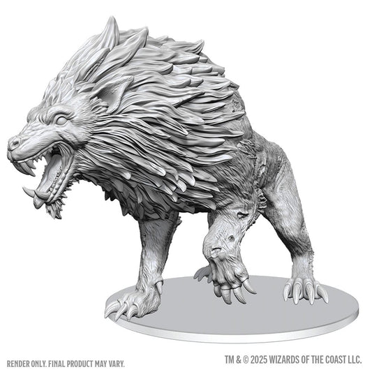 D&D Nolzur's Marvelous Miniatures Miniaturen unbemalt Dire Worg 11 cm Image