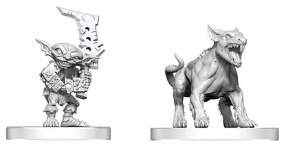 Pathfinder Battles Deep Cuts Miniatur unbemalt Goblin Commando & Goblin Dog 13 cm Image 1