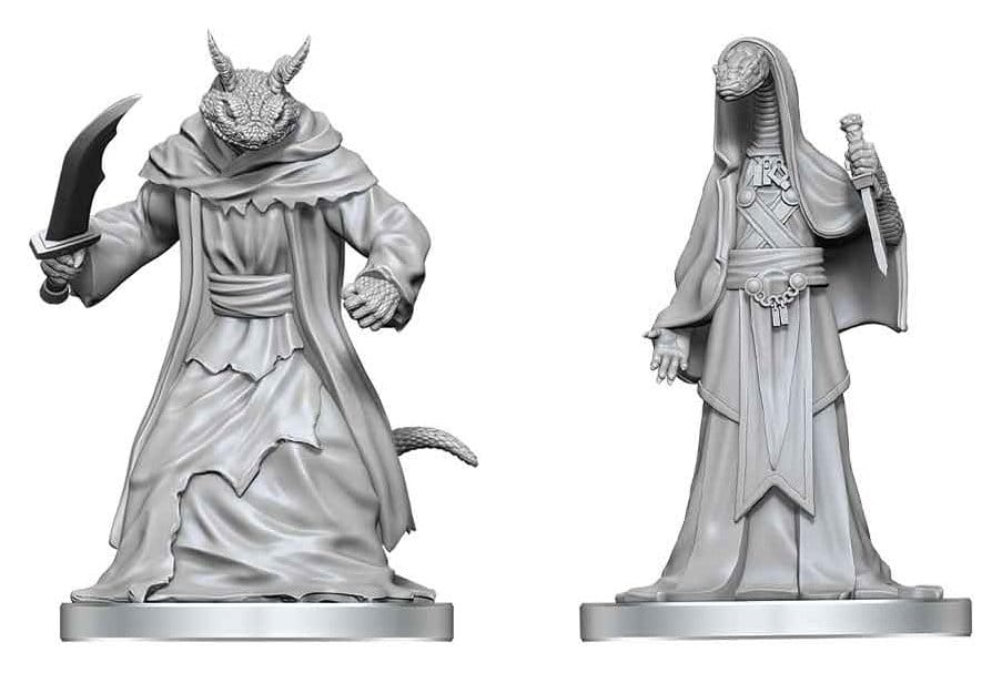 Pathfinder Battles Deep Cuts Miniatur unbemalt Zyss & Aapoph Serpentfolk 13 cm Image 1