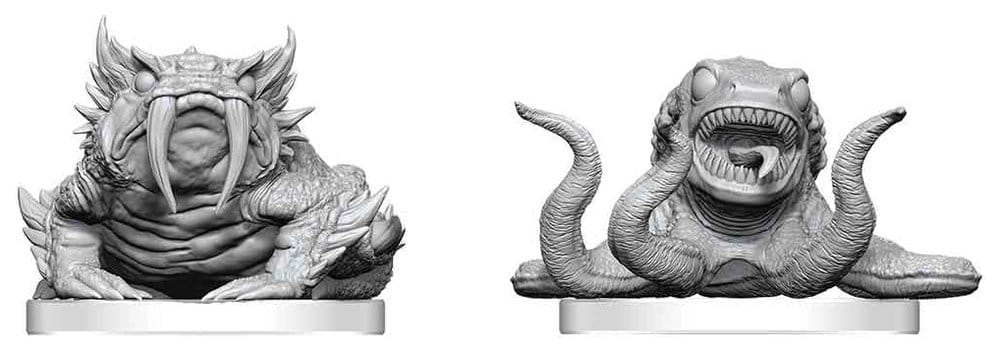 Pathfinder Battles Deep Cuts Miniatur unbemalt Bogwid & Slurk 13 cm Image 1