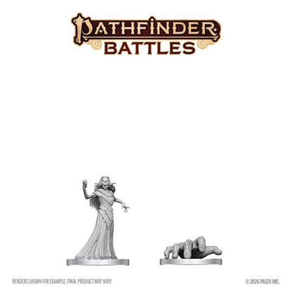 Pathfinder Battles Deep Cuts Miniatur unbemalt Riesige Krabbelhand & Wiedergänger 13 cm Image 2