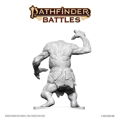 Pathfinder Battles Deep Cuts Miniatur unbemalt Waldtroll 15 cm Image 2