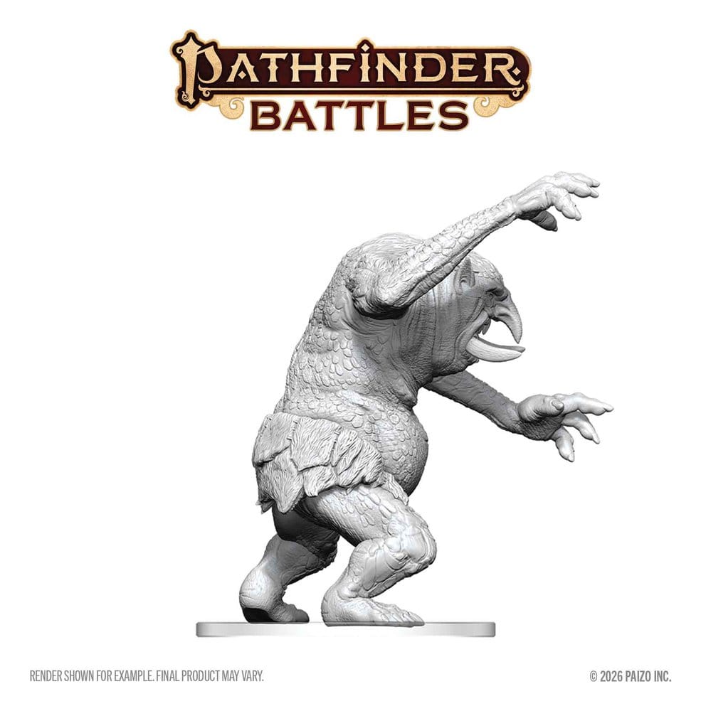Pathfinder Battles Deep Cuts Miniatur unbemalt Waldtroll 15 cm Image 4
