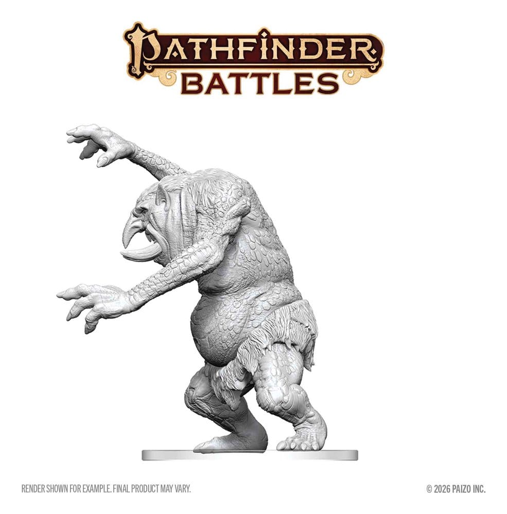 Pathfinder Battles Deep Cuts Miniatur unbemalt Waldtroll 15 cm Image 5