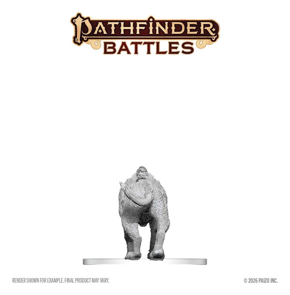 Pathfinder Battles Deep Cuts Miniatur unbemalt Hyaenodon 13 cm Image 2
