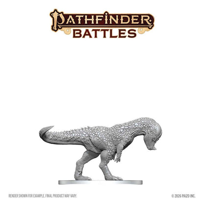 Pathfinder Battles Deep Cuts Miniatur unbemalt Pachycephalosaurus 13 cm Image 2