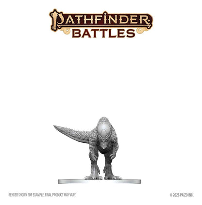 Pathfinder Battles Deep Cuts Miniatur unbemalt Pachycephalosaurus 13 cm Image 3
