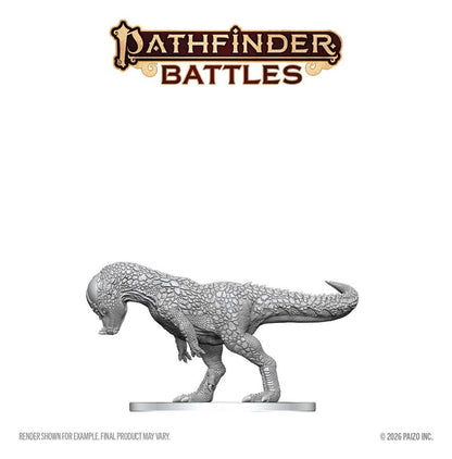 Pathfinder Battles Deep Cuts Miniatur unbemalt Pachycephalosaurus 13 cm Image 4