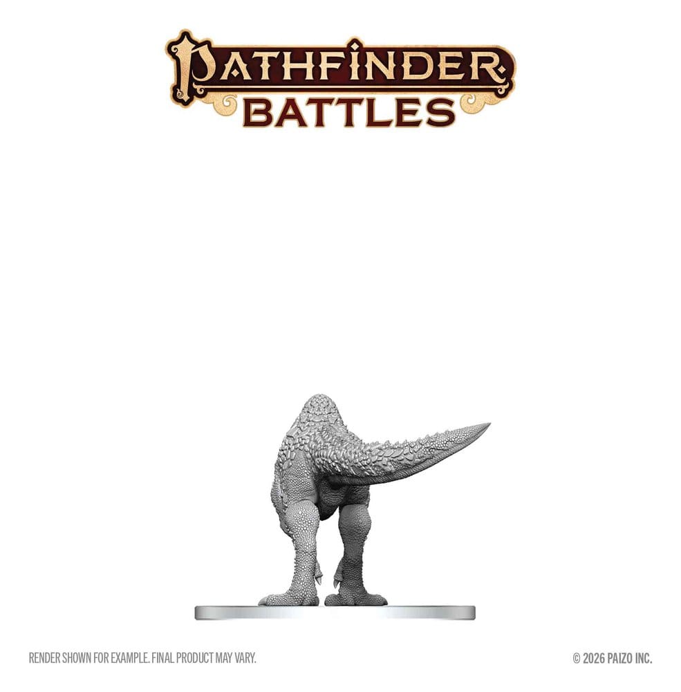 Pathfinder Battles Deep Cuts Miniatur unbemalt Pachycephalosaurus 13 cm Image 5