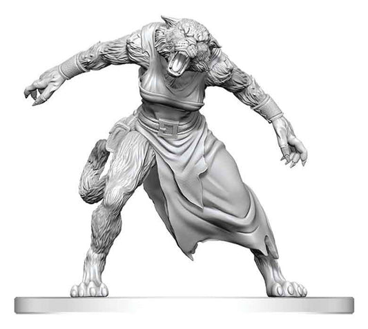 Pathfinder Battles Deep Cuts Miniatur unbemalt Weretiger 13 cm Image 1