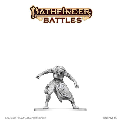 Pathfinder Battles Deep Cuts Miniatur unbemalt Weretiger 13 cm Image 3
