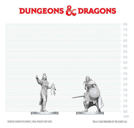 D&D Nolzur's Marvelous Miniatures Minifiguren Drow Elite Warrior & Drow Priestess of Lolth 13 cm Image 2