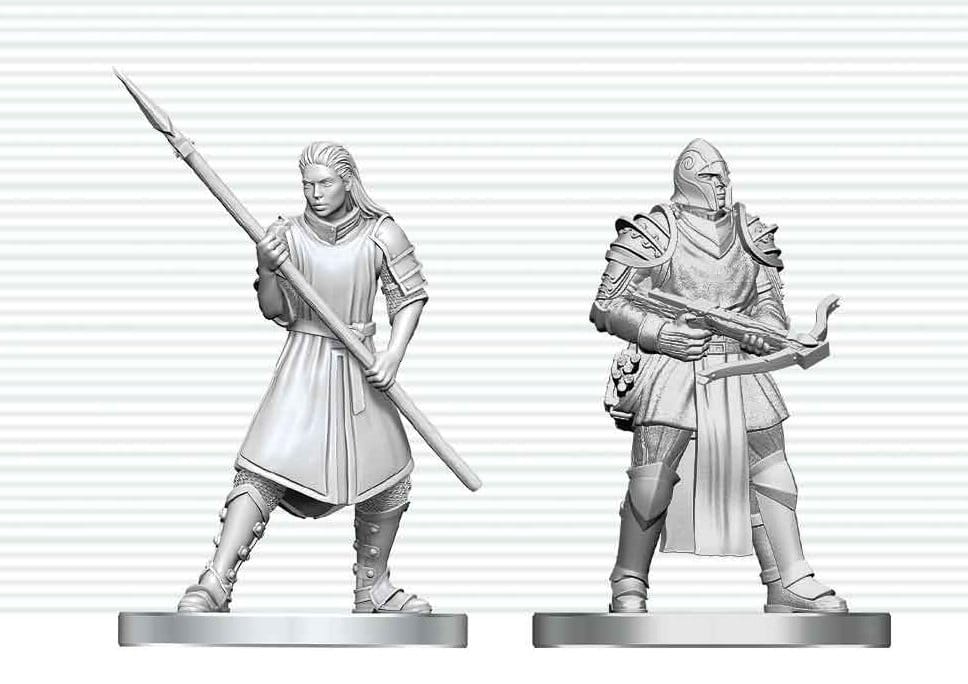 D&D Nolzur's Marvelous Miniatures Minifiguren Town Guards 13 cm Image 1