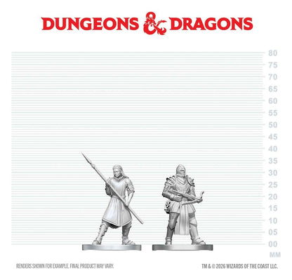 D&D Nolzur's Marvelous Miniatures Minifiguren Town Guards 13 cm Image 2