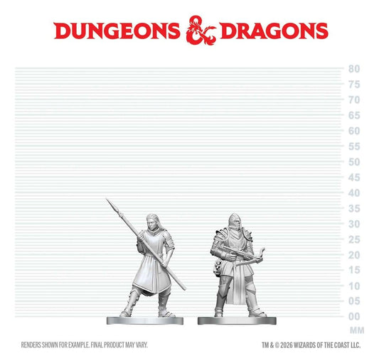 D&D Nolzur's Marvelous Miniatures Minifiguren Town Guards 13 cm Image 2