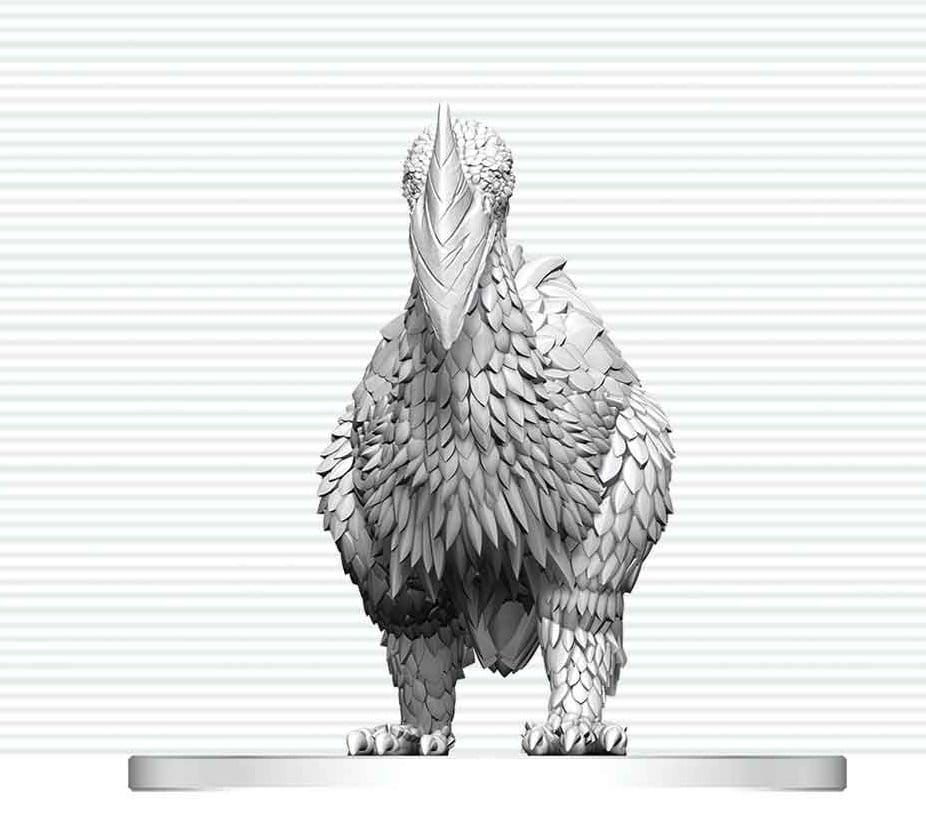 D&D Nolzur's Marvelous Miniatures Minifigur Axe Beak 4 cm Image 1