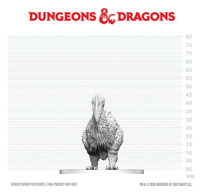 D&D Nolzur's Marvelous Miniatures Minifigur Axe Beak 4 cm Image 2