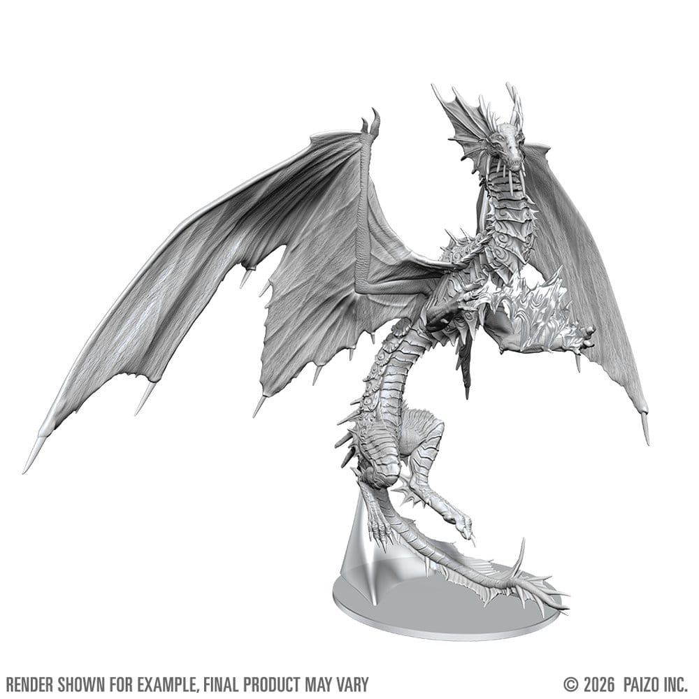 Pathfinder Deep Cuts Boxed Miniatur unbemalt Adult Mirage Dragon 23 cm Image 2