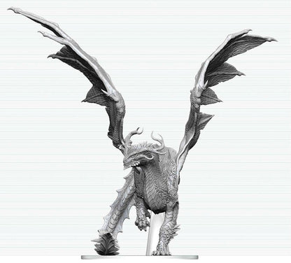 Dungeons & Dragons Nolzur's Marvelous Miniatures Miniatur unbemalt Adult Spirit Dragon 24 cm Image 1