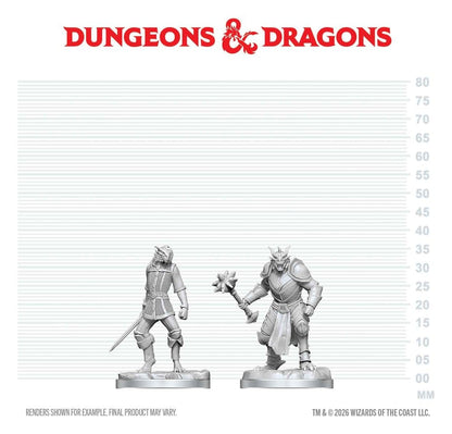 Dungeons & Dragons Nolzur's Marvelous Miniatures Miniatur unbemalt Drachengeborener Paladin & Drachengeborener Knappe 14 cm Image 2