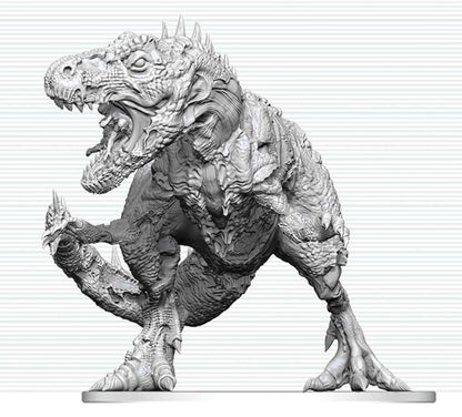 Dungeons & Dragons Nolzur's Marvelous Miniatures Miniatur unbemalt Tyrannosaurus Zombie 20 cm Image 1