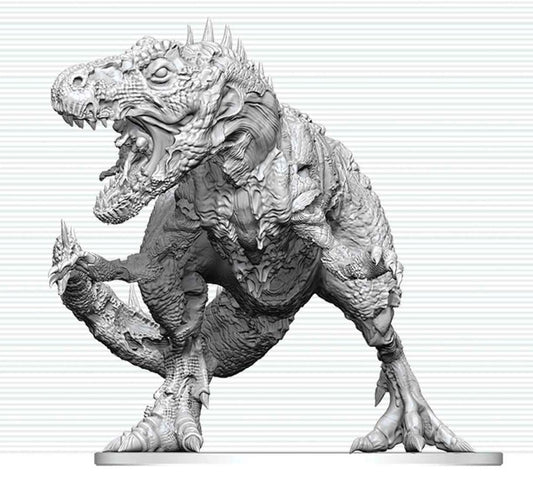 Dungeons & Dragons Nolzur's Marvelous Miniatures Miniatur unbemalt Tyrannosaurus Zombie 20 cm Image 1