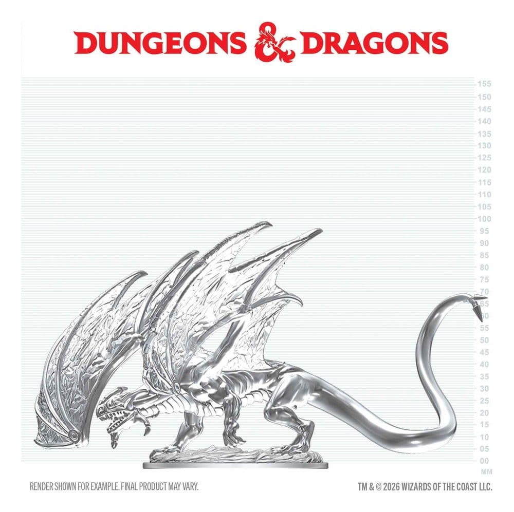 Dungeons & Dragons Nolzur's Marvelous Miniatures Miniatur unbemalt Junger Saphirdrache 20 cm Image 4