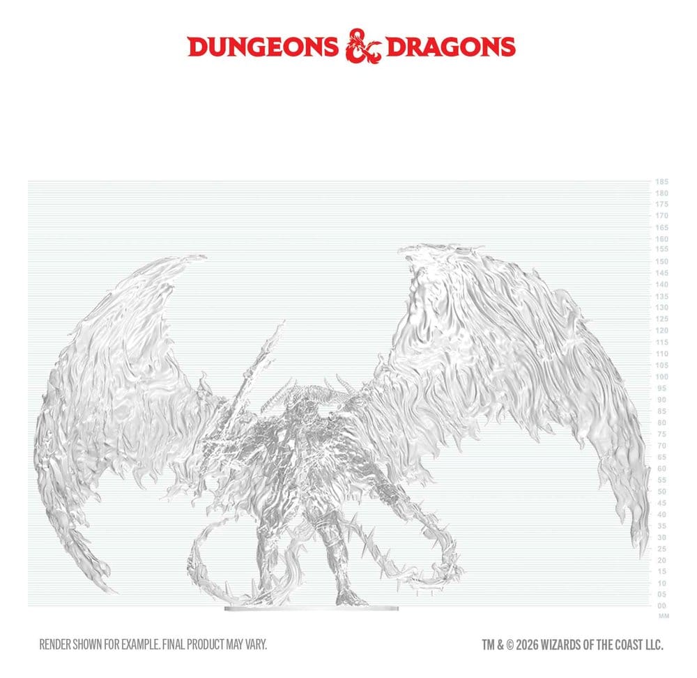 D&D Nolzur's Marvelous Miniatures Boxed Miniatur unbemalt Balor 20 cm Image 1