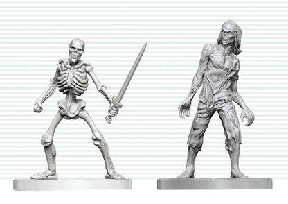 Dungeons & Dragons Nolzur's Marvelous Miniatures Miniatur unbemalt Zombie & Skeleton 14 cm Image 1