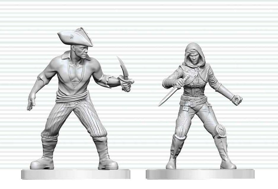 Dungeons & Dragons Nolzur's Marvelous Miniatures Miniatur unbemalt Bandit & Pirat 14 cm Image 1