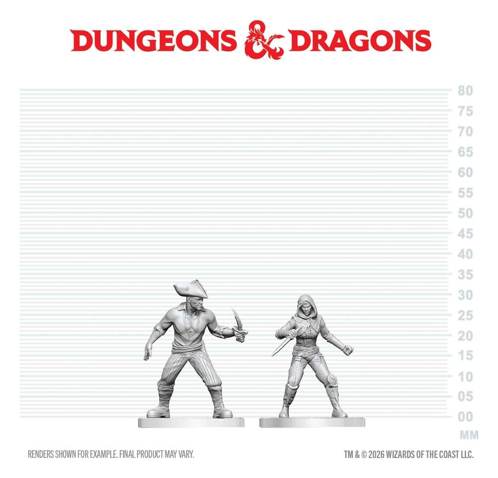 Dungeons & Dragons Nolzur's Marvelous Miniatures Miniatur unbemalt Bandit & Pirat 14 cm Image 2