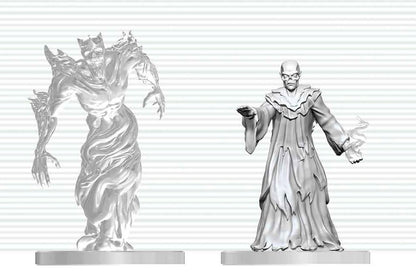 Dungeons & Dragons Nolzur's Marvelous Miniatures Miniatur unbemalt Ghast-Gräberrufer & Wraith 14 cm Image 1