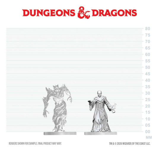 Dungeons & Dragons Nolzur's Marvelous Miniatures Miniatur unbemalt Ghast-Gräberrufer & Wraith 14 cm Image 2