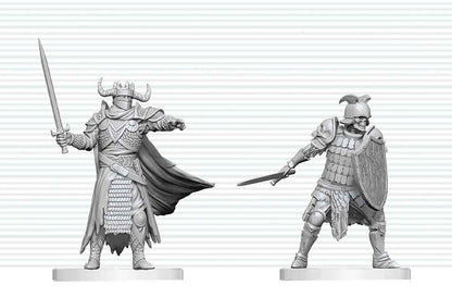 Dungeons & Dragons Nolzur's Marvelous Miniatures Miniatur unbemalt Todesritter & Todesritter-Aspirant 14 cm Image 1