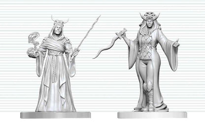 Dungeons & Dragons Nolzur's Marvelous Miniatures Miniatur unbemalt Kultisten-Fanatiker & Hierophant 14 cm Image 1