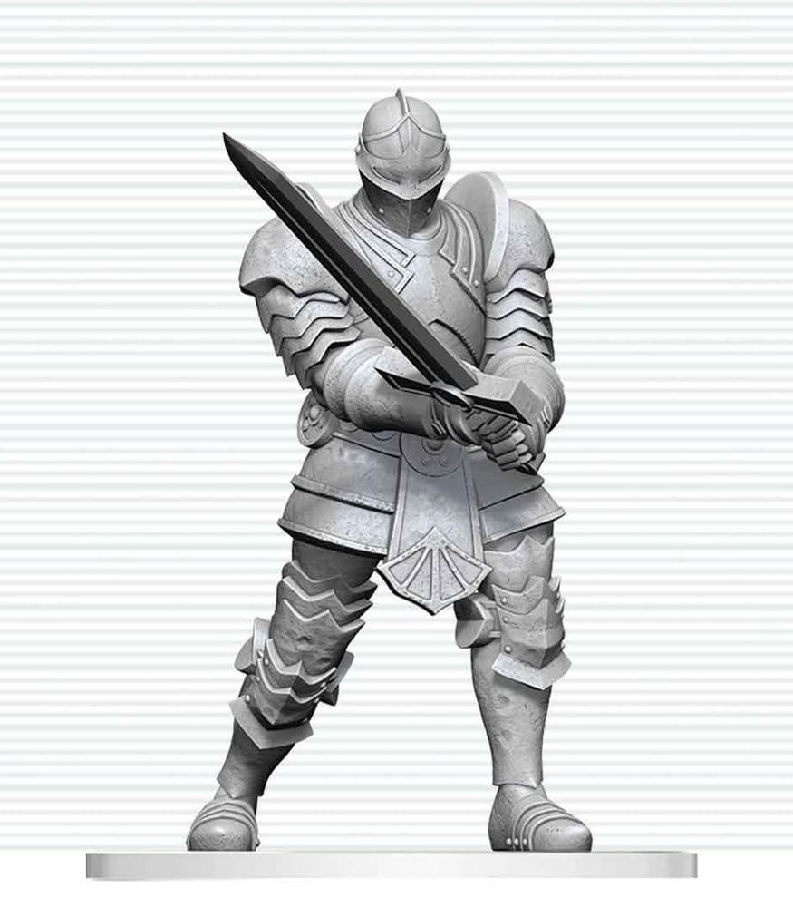 Dungeons & Dragons Nolzur's Marvelous Miniatures Miniatur unbemalt Red Knight Guardian Golem 14 cm Image 1