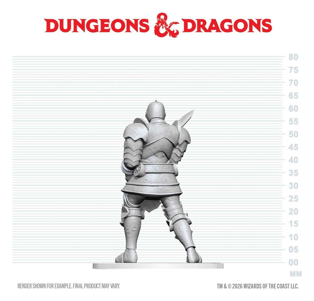 Dungeons & Dragons Nolzur's Marvelous Miniatures Miniatur unbemalt Red Knight Guardian Golem 14 cm Image 2