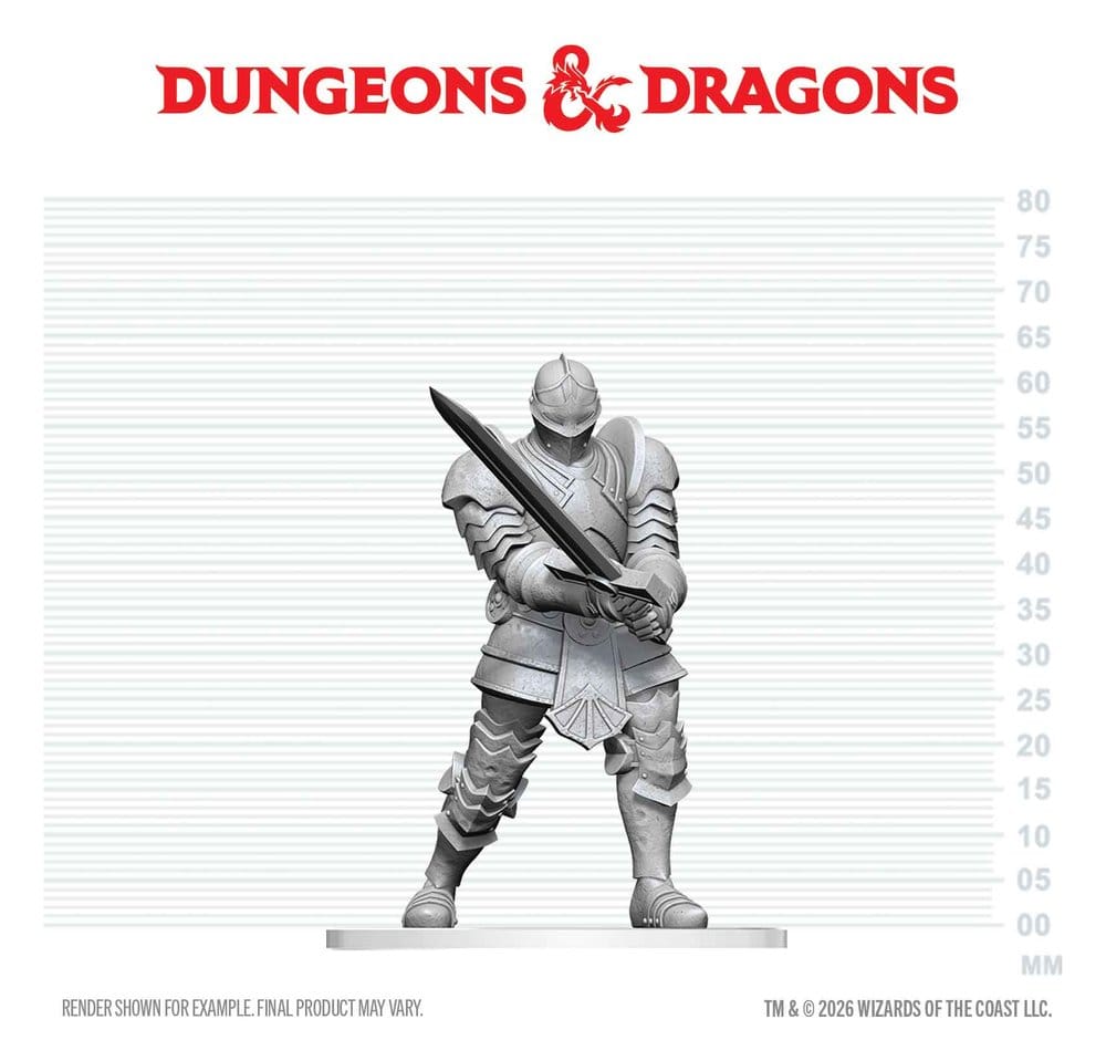 Dungeons & Dragons Nolzur's Marvelous Miniatures Miniatur unbemalt Red Knight Guardian Golem 14 cm Image 3