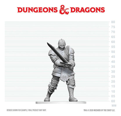 Dungeons & Dragons Nolzur's Marvelous Miniatures Miniatur unbemalt Red Knight Guardian Golem 14 cm Image 3