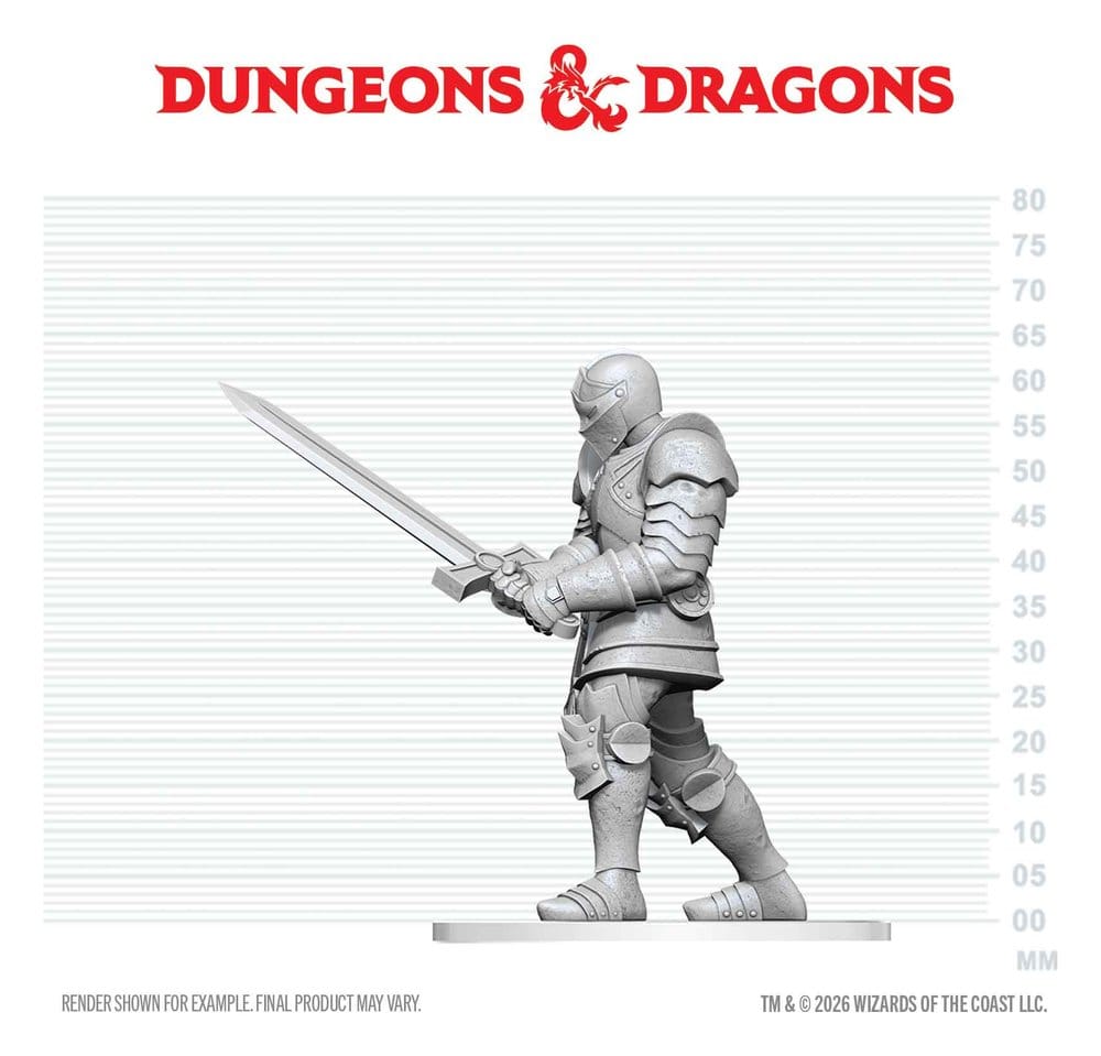 Dungeons & Dragons Nolzur's Marvelous Miniatures Miniatur unbemalt Red Knight Guardian Golem 14 cm Image 5