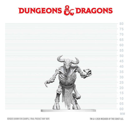 Dungeons & Dragons Nolzur's Marvelous Miniatures Miniatur unbemalt Minotaurus Skelett 17 cm Image 3