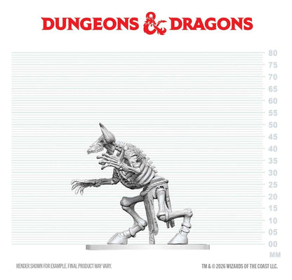 Dungeons & Dragons Nolzur's Marvelous Miniatures Miniatur unbemalt Minotaurus Skelett 17 cm Image 4