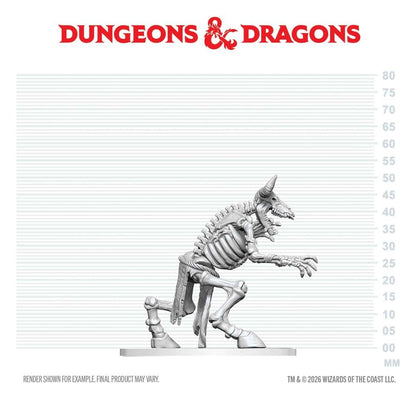 Dungeons & Dragons Nolzur's Marvelous Miniatures Miniatur unbemalt Minotaurus Skelett 17 cm Image 5