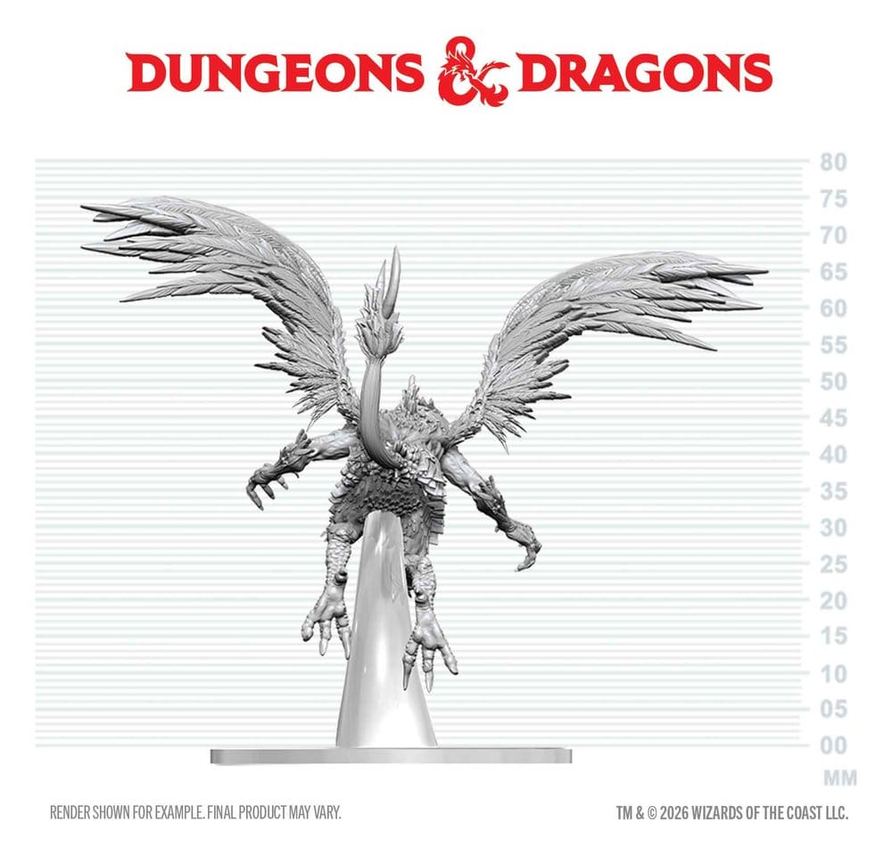 Dungeons & Dragons Nolzur's Marvelous Miniatures Miniatur unbemalt Vrock 17 cm Image 2