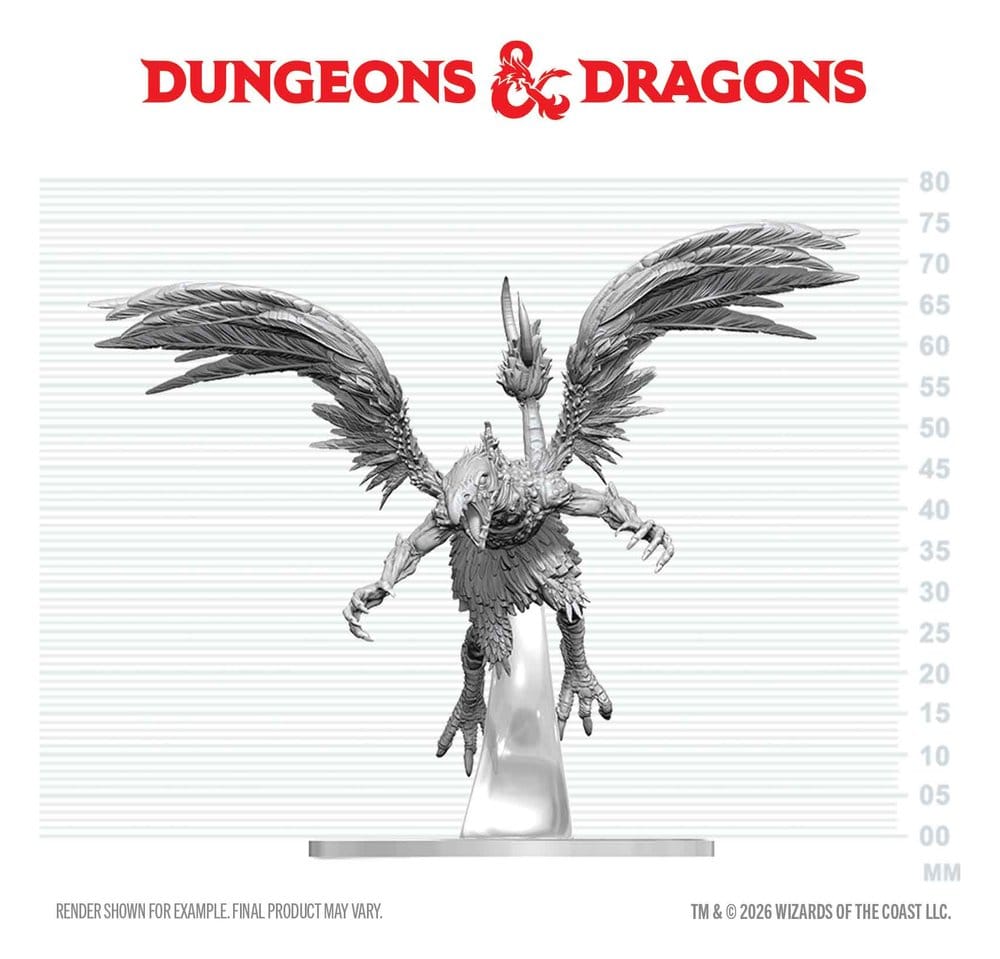 Dungeons & Dragons Nolzur's Marvelous Miniatures Miniatur unbemalt Vrock 17 cm Image 3