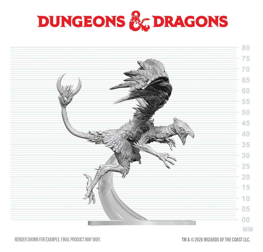 Dungeons & Dragons Nolzur's Marvelous Miniatures Miniatur unbemalt Vrock 17 cm Image 4