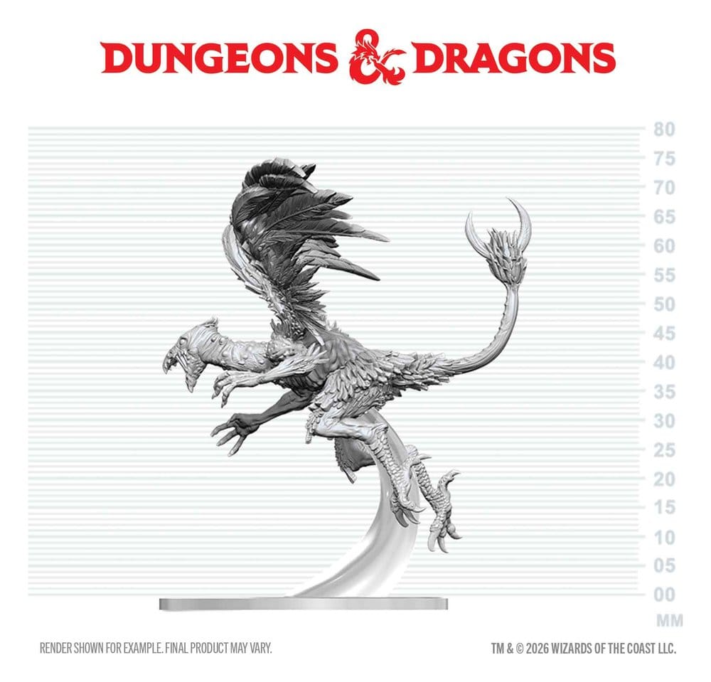 Dungeons & Dragons Nolzur's Marvelous Miniatures Miniatur unbemalt Vrock 17 cm Image 5