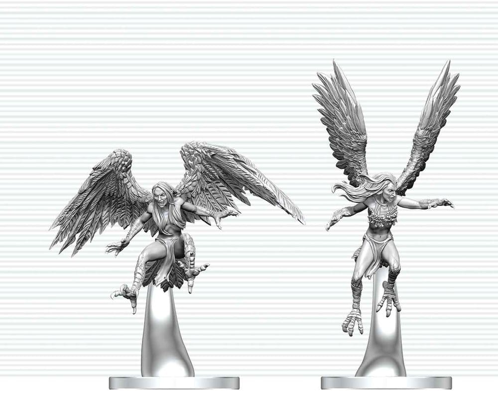 Dungeons & Dragons Nolzur's Marvelous Miniatures Miniatur unbemalt Harpyien 17 cm Image 1