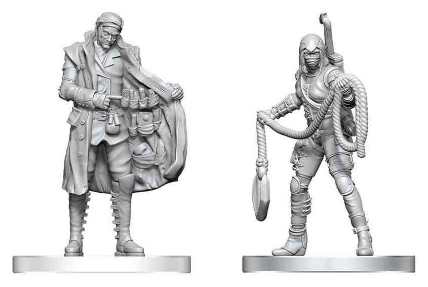 Pathfinder Battles Deep Cuts Miniatur unbemalt Burglar & Fence 14 cm Image 1