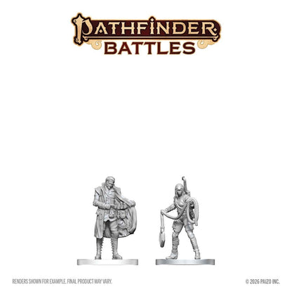 Pathfinder Battles Deep Cuts Miniatur unbemalt Burglar & Fence 14 cm Image 2